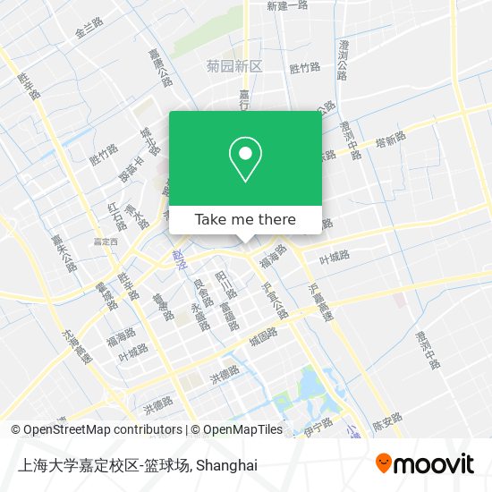 上海大学嘉定校区-篮球场 map