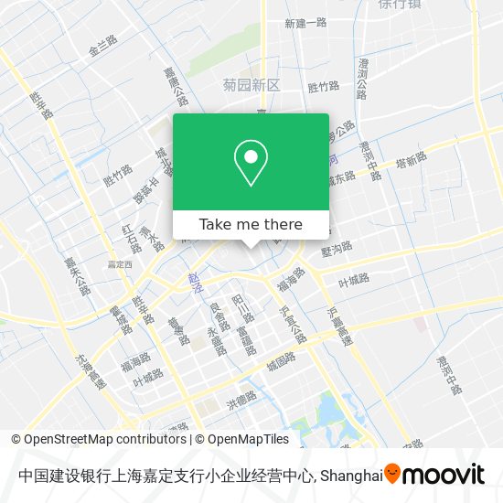 中国建设银行上海嘉定支行小企业经营中心 map