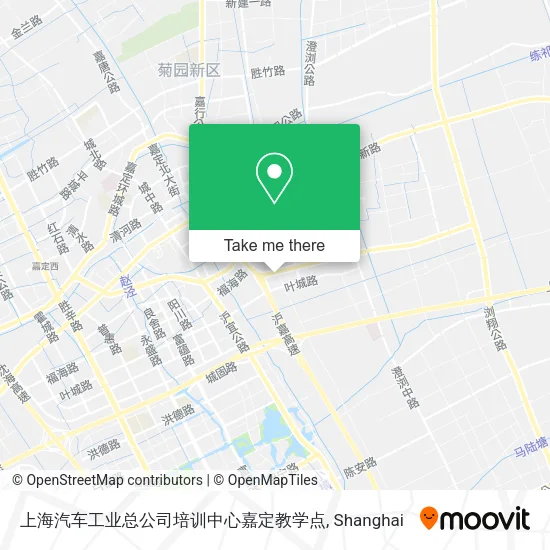 上海汽车工业总公司培训中心嘉定教学点 map