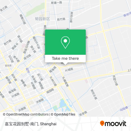 嘉宝花园别墅-南门 map