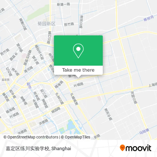 嘉定区练川实验学校 map