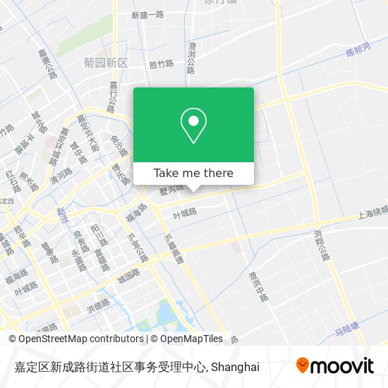 嘉定区新成路街道社区事务受理中心 map
