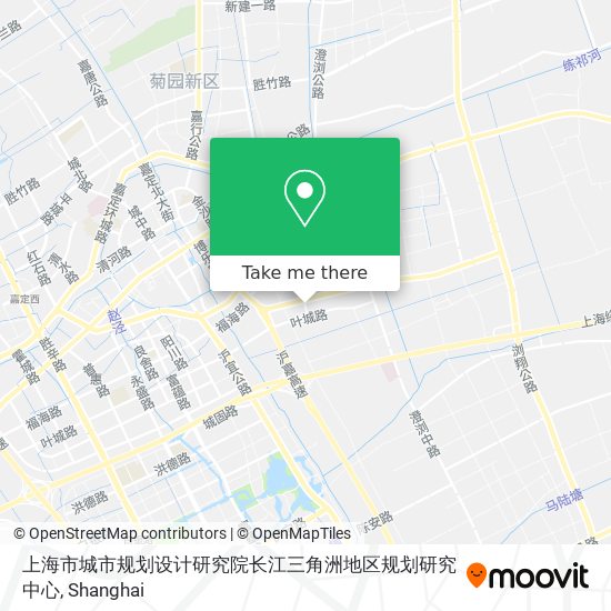 上海市城市规划设计研究院长江三角洲地区规划研究中心 map