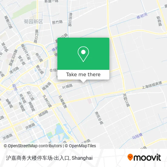 沪嘉商务大楼停车场-出入口 map
