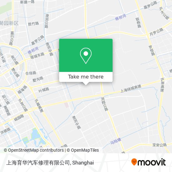 上海育华汽车修理有限公司 map