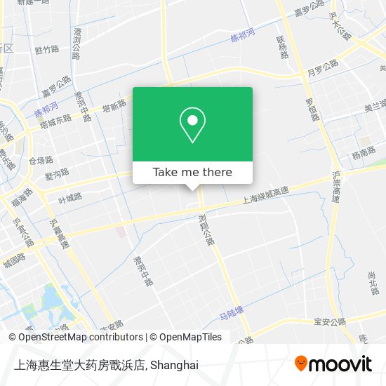 上海惠生堂大药房戬浜店 map