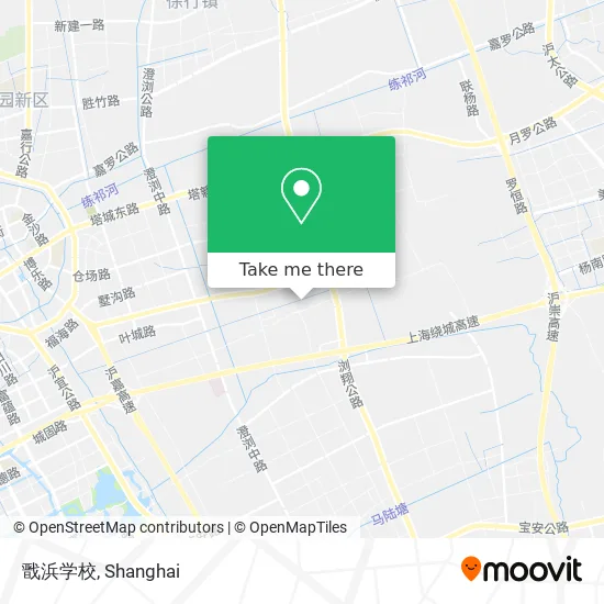 戬浜学校 map