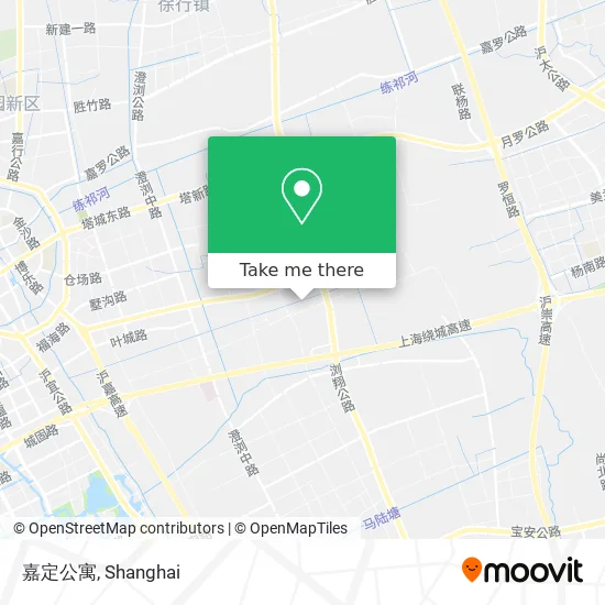 嘉定公寓 map