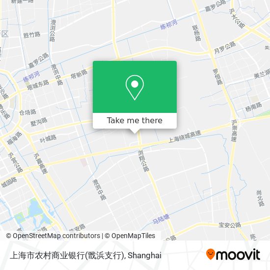 上海市农村商业银行(戬浜支行) map
