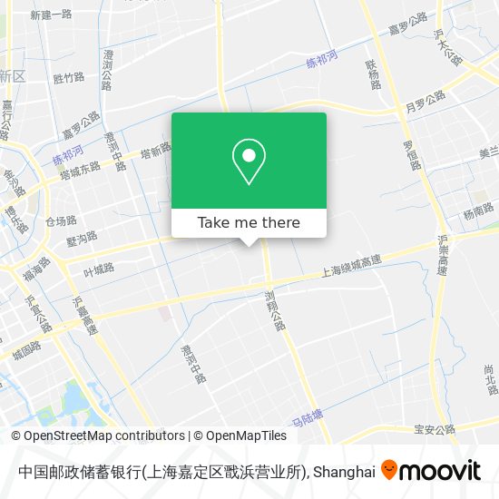 中国邮政储蓄银行(上海嘉定区戬浜营业所) map
