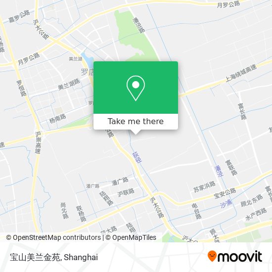宝山美兰金苑 map