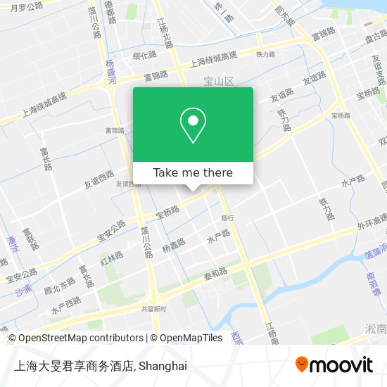 上海大旻君享商务酒店 map