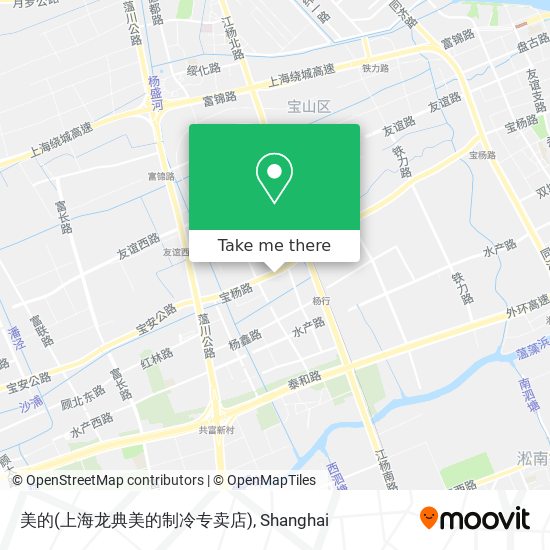 美的(上海龙典美的制冷专卖店) map