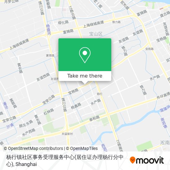 杨行镇社区事务受理服务中心(居住证办理杨行分中心) map