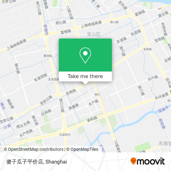 傻子瓜子平价店 map