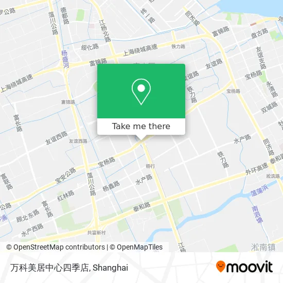 万科美居中心四季店 map