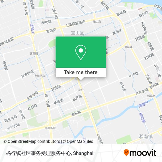 杨行镇社区事务受理服务中心 map