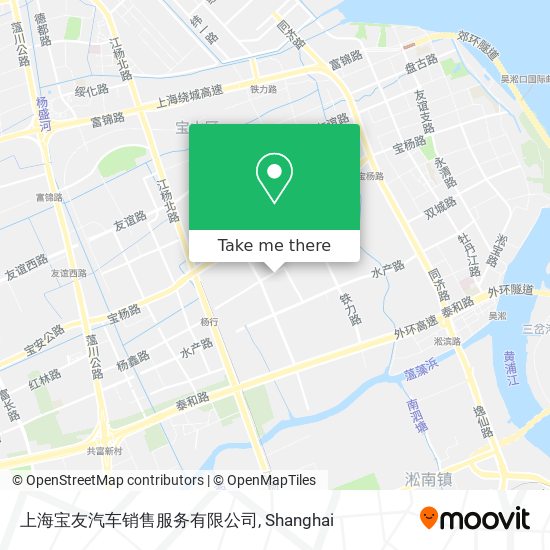 上海宝友汽车销售服务有限公司 map
