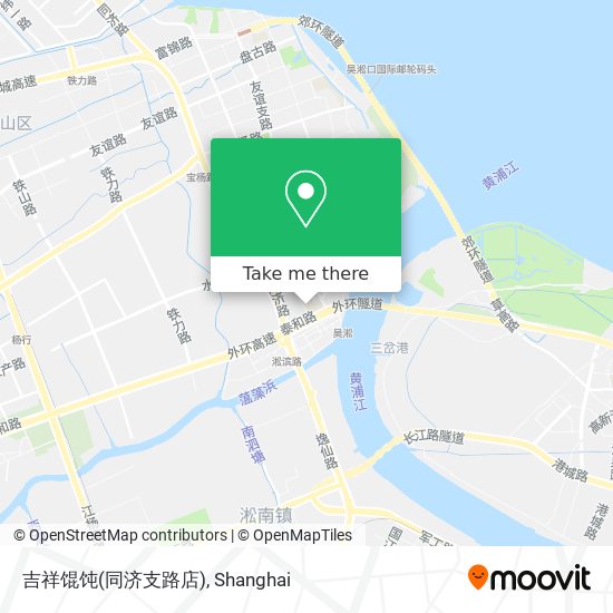 吉祥馄饨(同济支路店) map