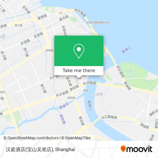 汉庭酒店(宝山吴淞店) map