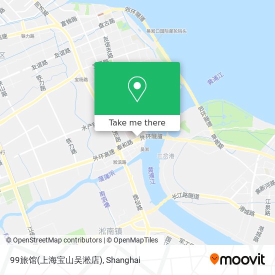 99旅馆(上海宝山吴淞店) map