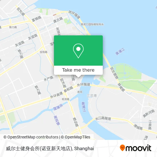 威尔士健身会所(诺亚新天地店) map