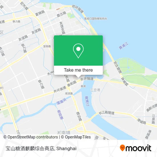 宝山糖酒麒麟综合商店 map