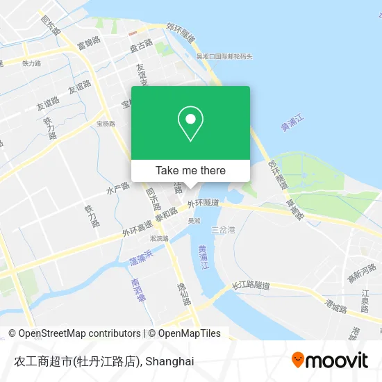 农工商超市(牡丹江路店) map