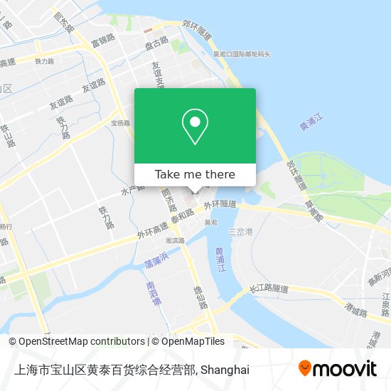 上海市宝山区黄泰百货综合经营部 map