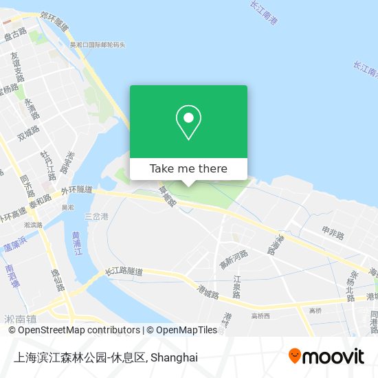 上海滨江森林公园-休息区 map