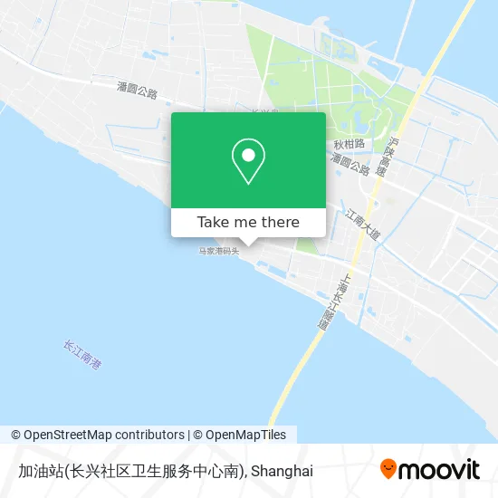 加油站(长兴社区卫生服务中心南) map