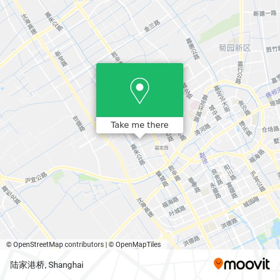 陆家港桥 map