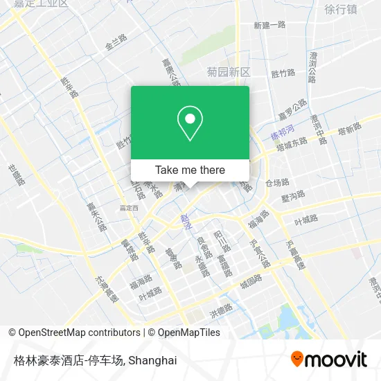 格林豪泰酒店-停车场 map