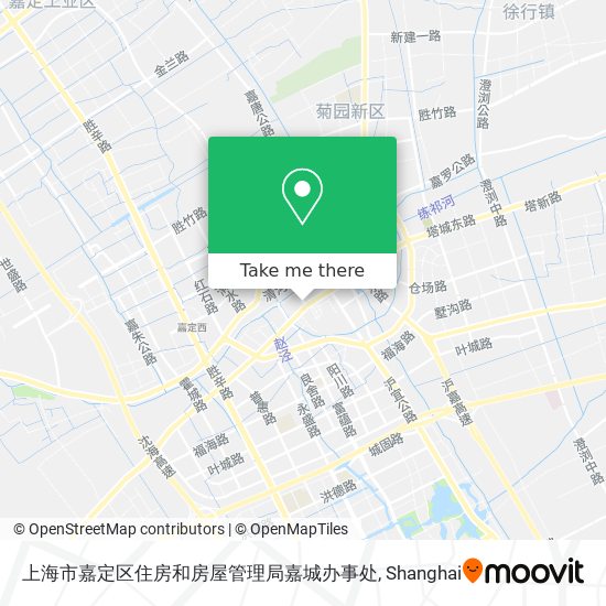 上海市嘉定区住房和房屋管理局嘉城办事处 map