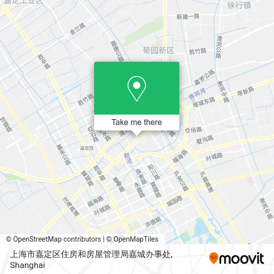 上海市嘉定区住房和房屋管理局嘉城办事处 map