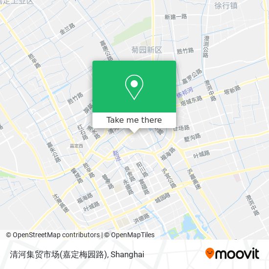 清河集贸市场(嘉定梅园路) map