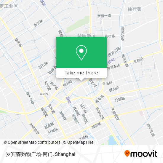罗宾森购物广场-南门 map