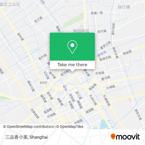 三品香小菜 map