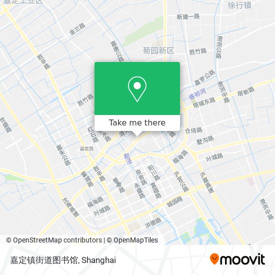 嘉定镇街道图书馆 map