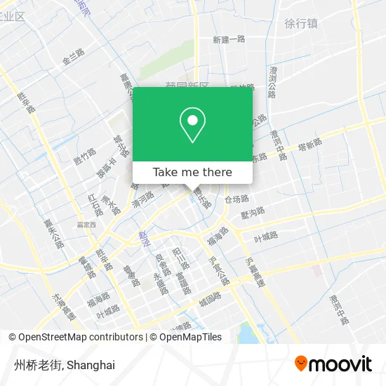 州桥老街 map