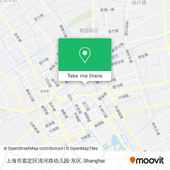 上海市嘉定区清河路幼儿园-东区 map