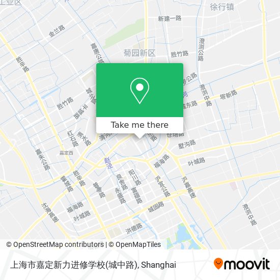 上海市嘉定新力进修学校(城中路) map