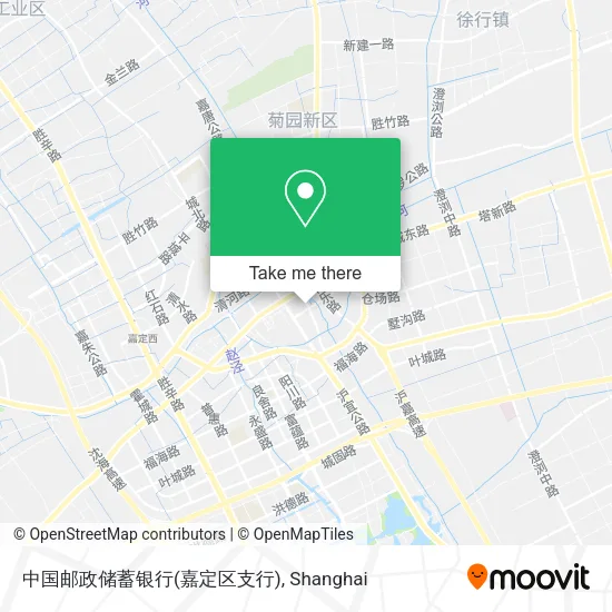 中国邮政储蓄银行(嘉定区支行) map