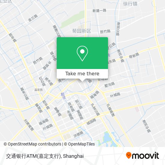交通银行ATM(嘉定支行) map