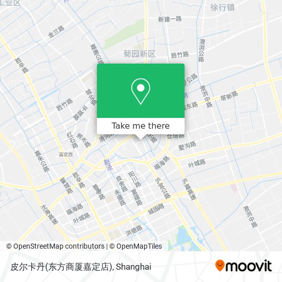 皮尔卡丹(东方商厦嘉定店) map