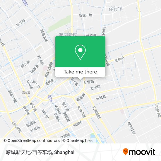 疁城新天地-西停车场 map