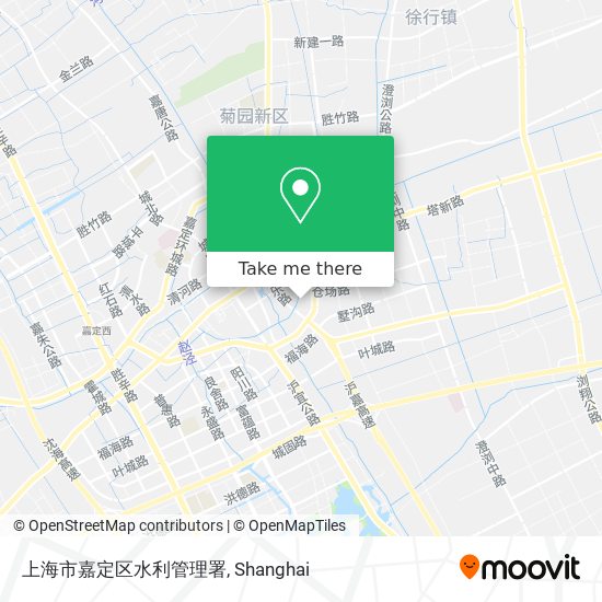 上海市嘉定区水利管理署 map