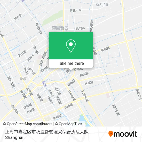 上海市嘉定区市场监督管理局综合执法大队 map