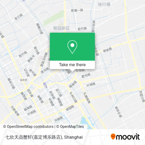 七欣天品蟹轩(嘉定博乐路店) map