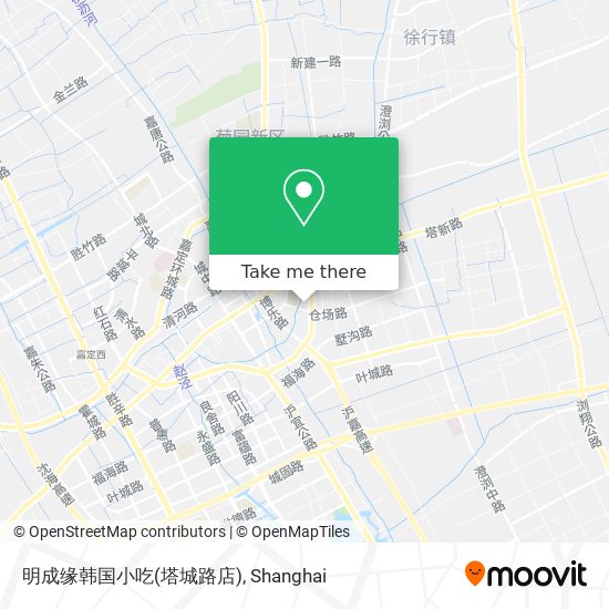 明成缘韩国小吃(塔城路店) map